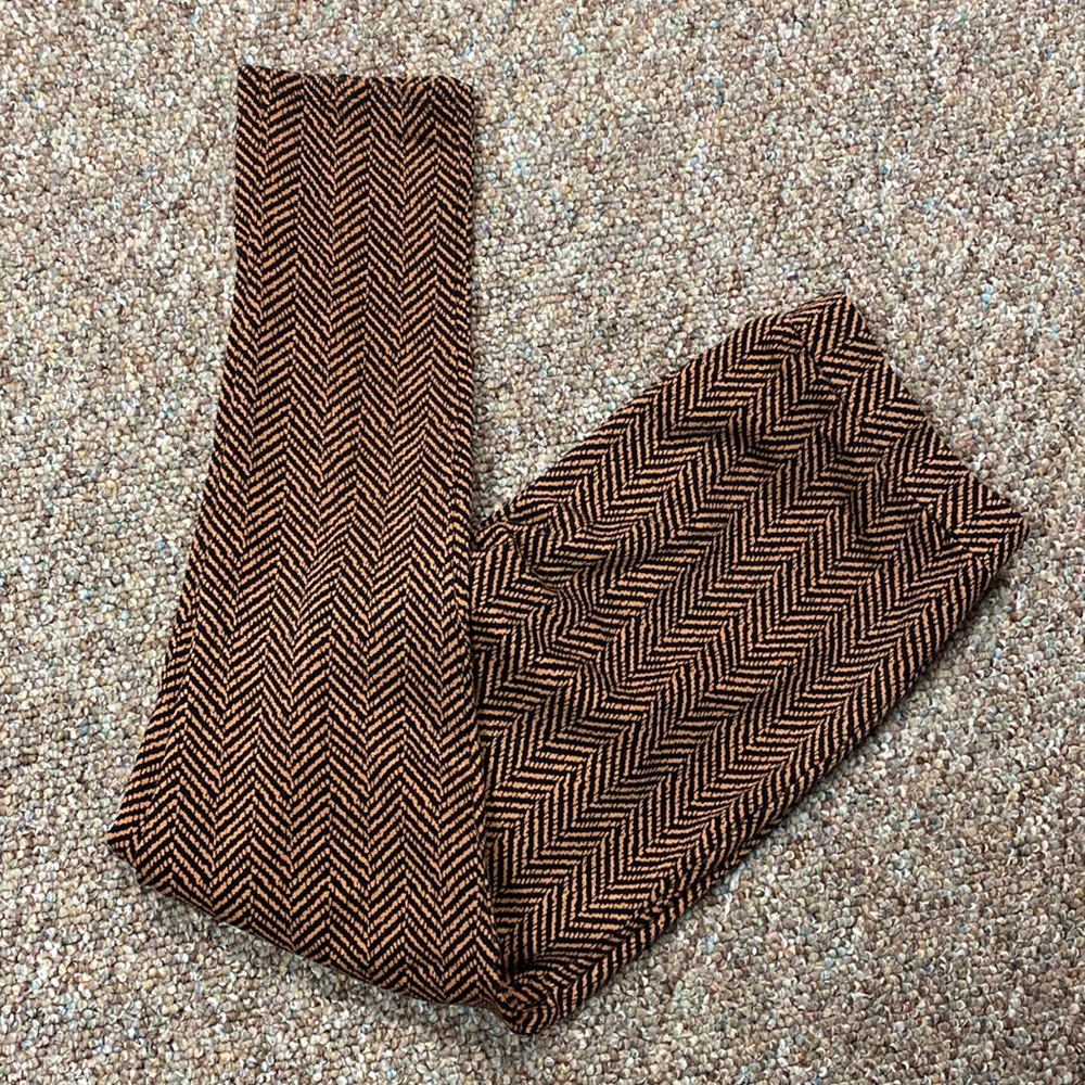 Workshop Republic Clothing blk/brown leggings size Small
